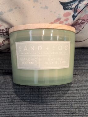 Sand + Fog Pistachio Dream Scented Candle - Soft Green